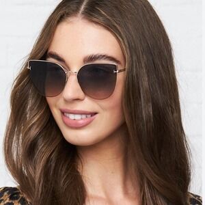 New! TOM FORD Ingrid-02 Sunglasses TF652 28B, Authentic